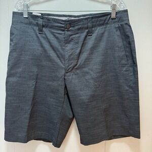 Callaway Golf Shorts Mens Size 34 Performance Charcoal GrayAll Over Print‎ Logo